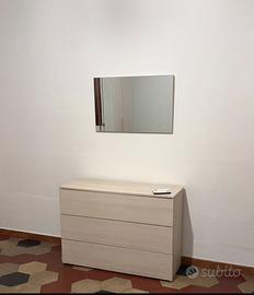 Camera da letto completa - legno chiaro