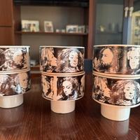 Set completo di 6 tazze anni 70 Pietro Annigoni