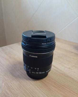 Obiettivo Canon EFS 10-18