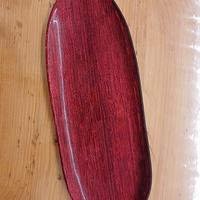 Centrotavola in vetro bordeaux