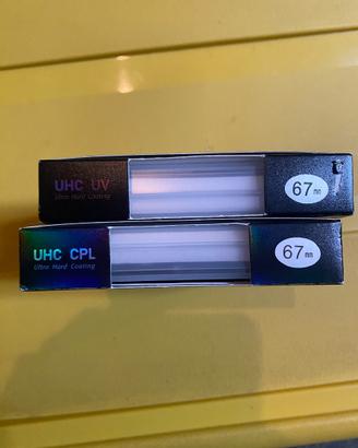 Filtri NISI UV e CPL diametro 67mm
