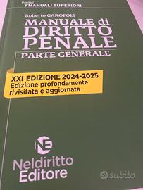 Manuale diritto penale 2024/25