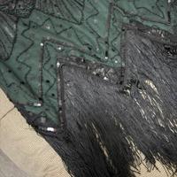 Abito Charleston Anni 20 Nero Verde