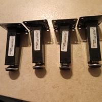 Piedini per mobili quadrati regolabili 