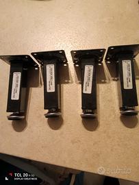 Piedini per mobili quadrati regolabili 