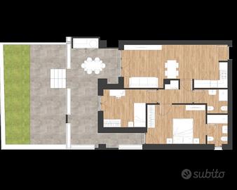 Bilocale a San Casciano con terrazza esterna