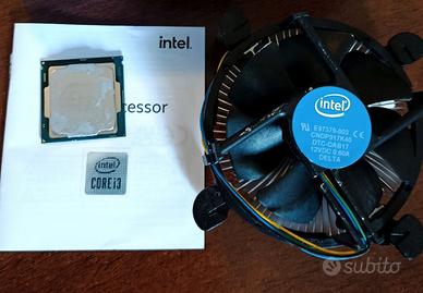 Processore Intel I3 9100F 3,6Gh con ventola