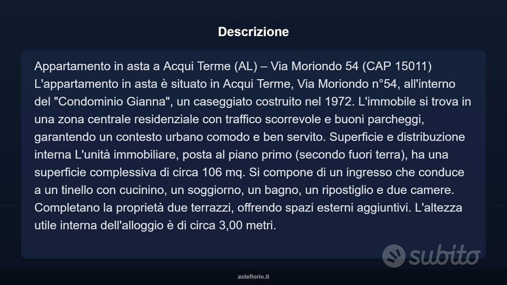 Appartamento – Acqui Terme, Alessandria - Vista 5