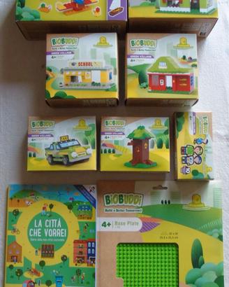 Biobuddi Green Village 1000+ mattoncini  tipo Lego