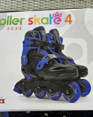 Roller Skate + protezioni mani, braccia, gambe