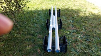 tubi alluminio bianco