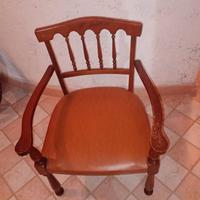 Poltroncina in legno vintage anni '60