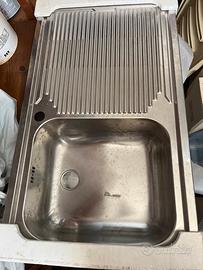 Lavabo cucina in acciaio inox