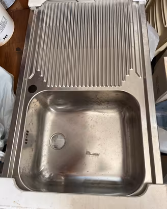 Lavabo cucina in acciaio inox