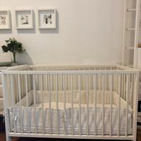 Lettino + materasso lettino bambini Ikea Gulliver