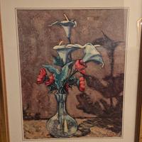 dipinto su tela vaso