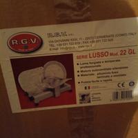 affettatrice elettrica R.G.V. serie lusso mod.22 G