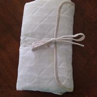 Fasciatoio pieghevole portatile Prenatal in piquet