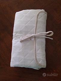 Fasciatoio pieghevole portatile Prenatal in piquet