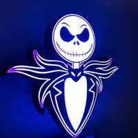 lightbox jack skellington skeleton 