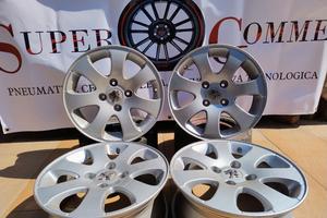 4 Cerchi in lega Peugeot 206, 207, 306, 106 