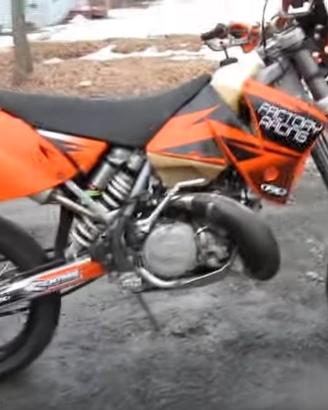 TELAIO TARGATO KTM SX EXC 300 2t 2001 2002 ENDURO