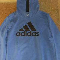Felpa ADIDAS blu e nera