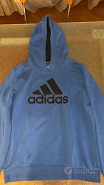 Felpa ADIDAS blu e nera