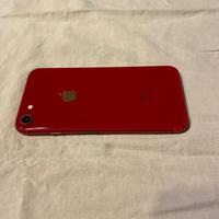 iphone 8 rosso + cover marcelo burlon