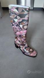 stivali da pioggia Emilio Pucci n.41