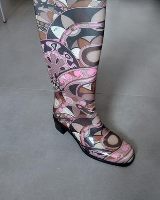stivali da pioggia Emilio Pucci n.41