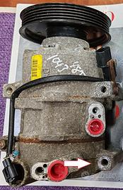 COMPRESSORE AC HYUNDAI KIA DVE12 usato RIO CLIMA