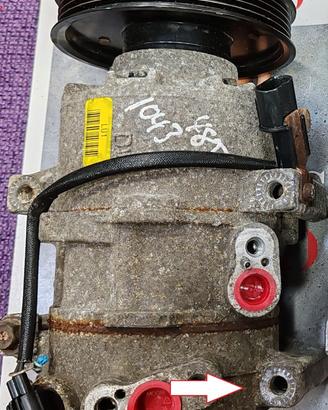COMPRESSORE AC HYUNDAI KIA DVE12 usato RIO CLIMA