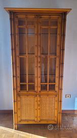 Vetrina/Libreria Chinese Chippendale/ faux bamboo