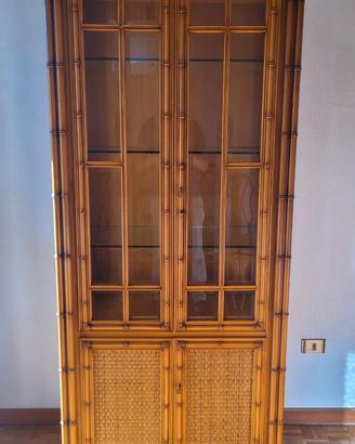 Vetrina/Libreria Chinese Chippendale/ faux bamboo