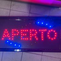 Cartello APERTO per attività commerciali
