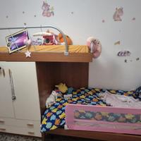 Cameretta con letto a castello