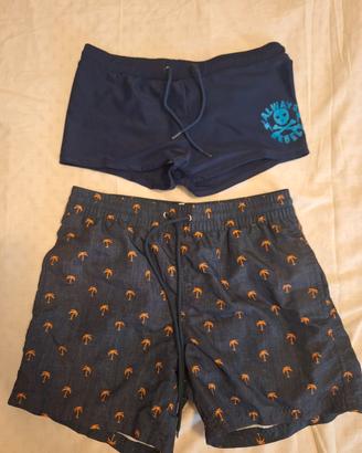 2 costumi da mare bambino 11/12 anni