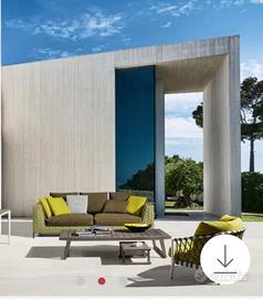 Divano B&B Italia Outdoor Mod.Ray Fabric