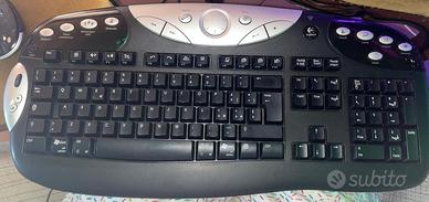 KIT COMPLETO Tastiera, mouse e ricevitore cordless