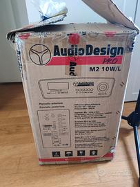 Cassa attiva con microfoni ed asta porta microfono