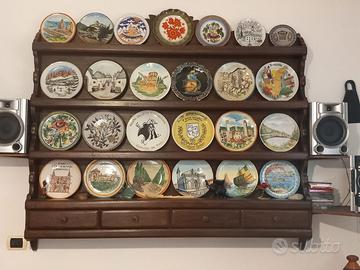 Espositore pensile in legno massello