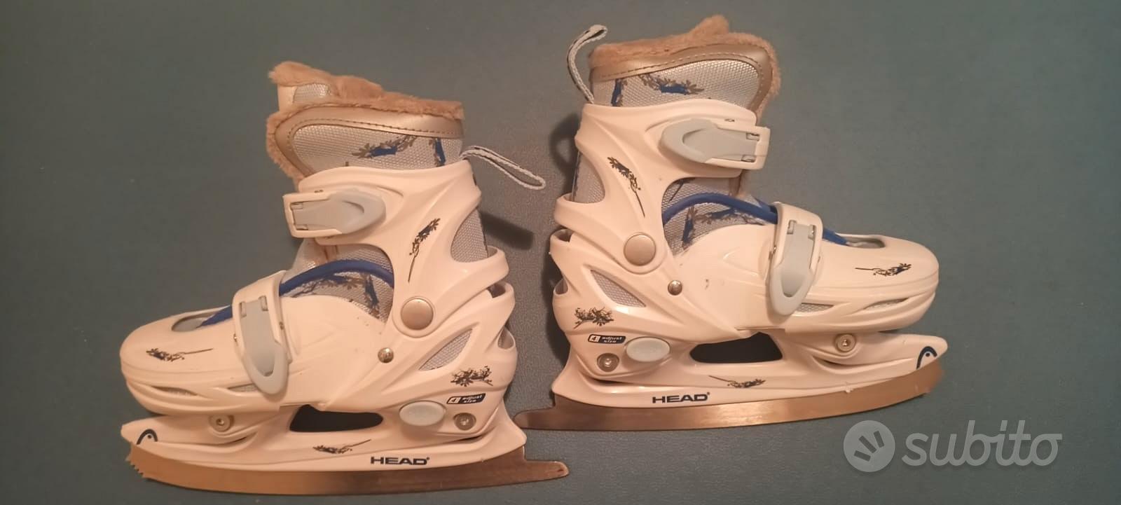 Pattini Ghiaccio Xino Sports Regolabili - Supporto Caviglia Rinforzato