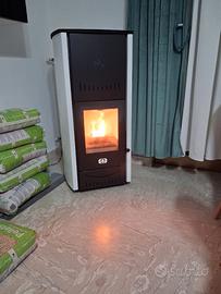 Stufa a pellet idro 22,5 kw