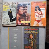 5 GIALLI VECCHIE EDIZIONI ANNI '50, '60, '70