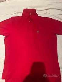 Polo Lacoste Izod Rossa XL