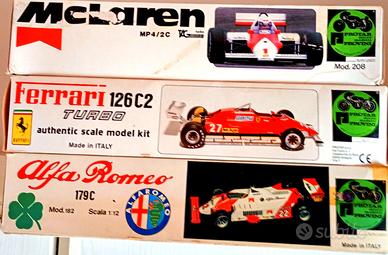 Kit Protar Provini formula 1 vintage scala 1/12