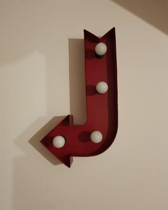 Lampada da parete Freccia