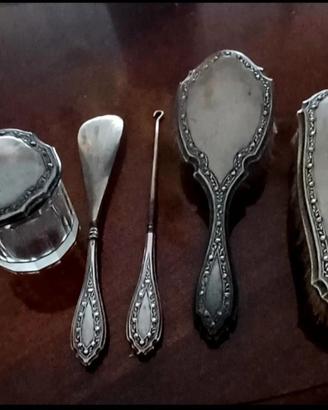 5 oggetti da collezione ,antichi in argento