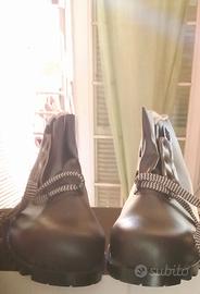 dò via scarpe da antinfortunistiche con vari tipi 